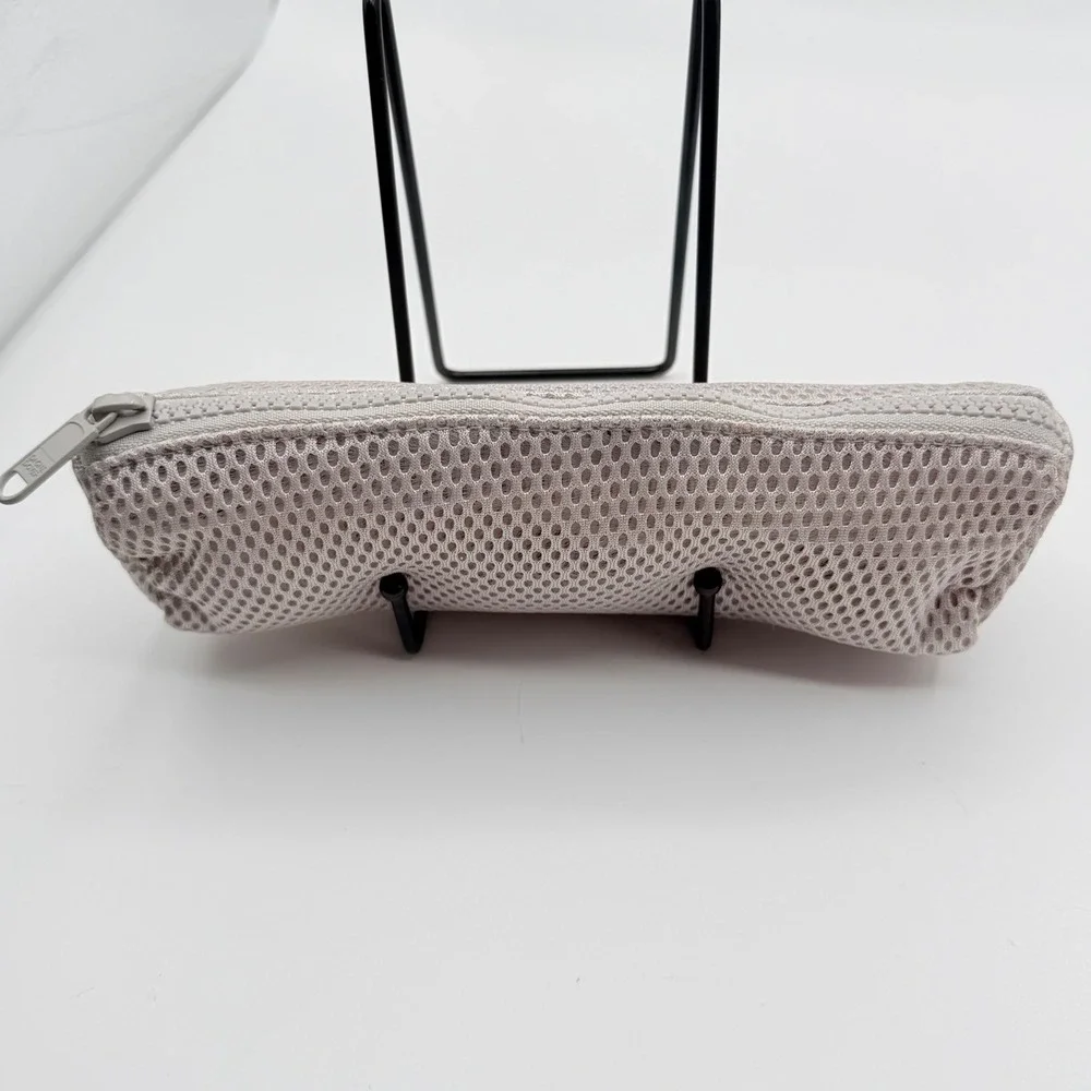 Dagne Dover Air Mesh Pouch Set‎ Grey Ash Travel Tech Organizer Small Cylinder